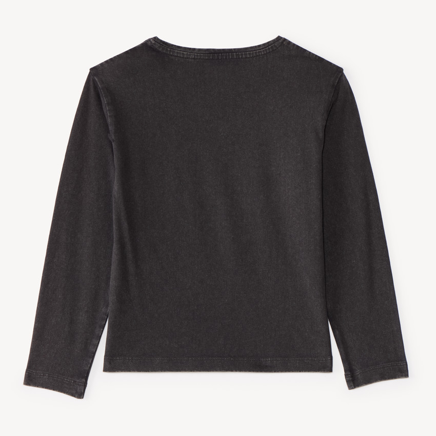 T-shirt à manches longues pour fille avec un imprimé "Rock Vibes 