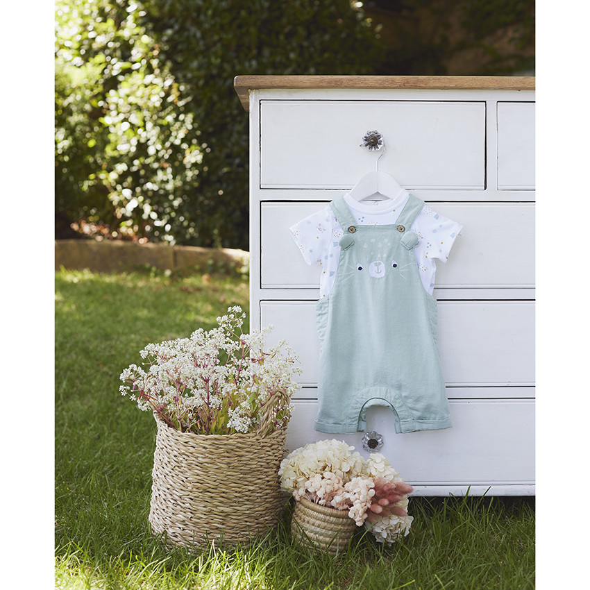 Σετ 2 κομμάτια Σαλοπέτα + t-shirt με σχέδιο για bebe αγόρι 