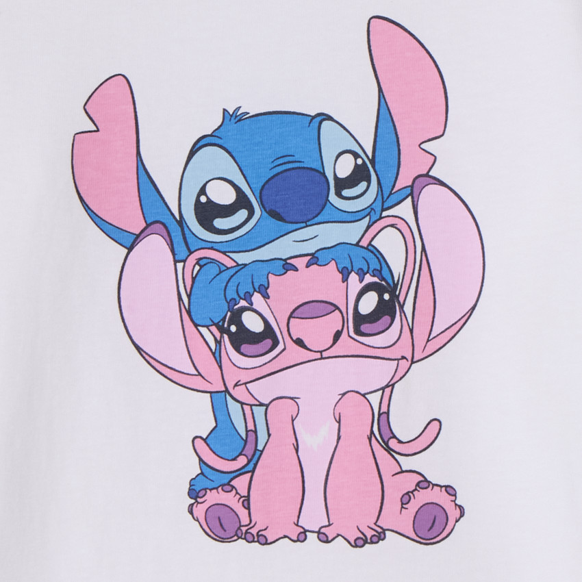 T-shirt à manches longues Stitch & Angel Disney pour fille 