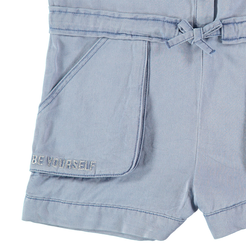 Ολόσωμη φόρμα από Tencel με απλικέ σήματα  