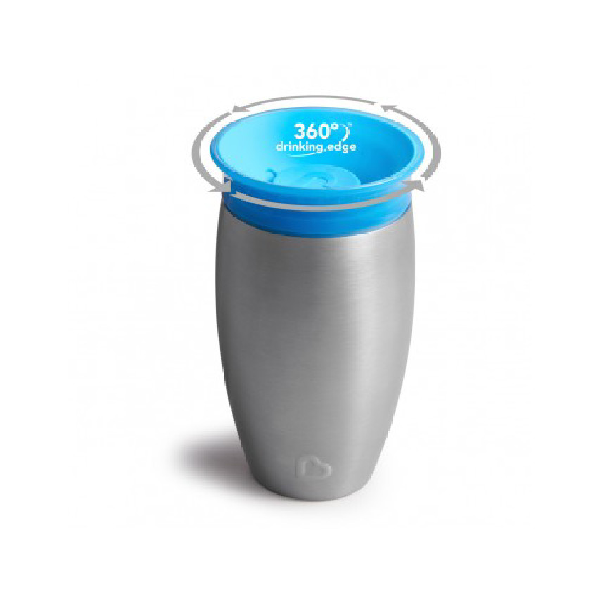 Ανοξειδωτο Ποτηρακι Miracle Μπλε 296ml Munchkin  Additional Ανοξειδωτο Ποτηρακι Miracle Μπλε 296ml Munchkin