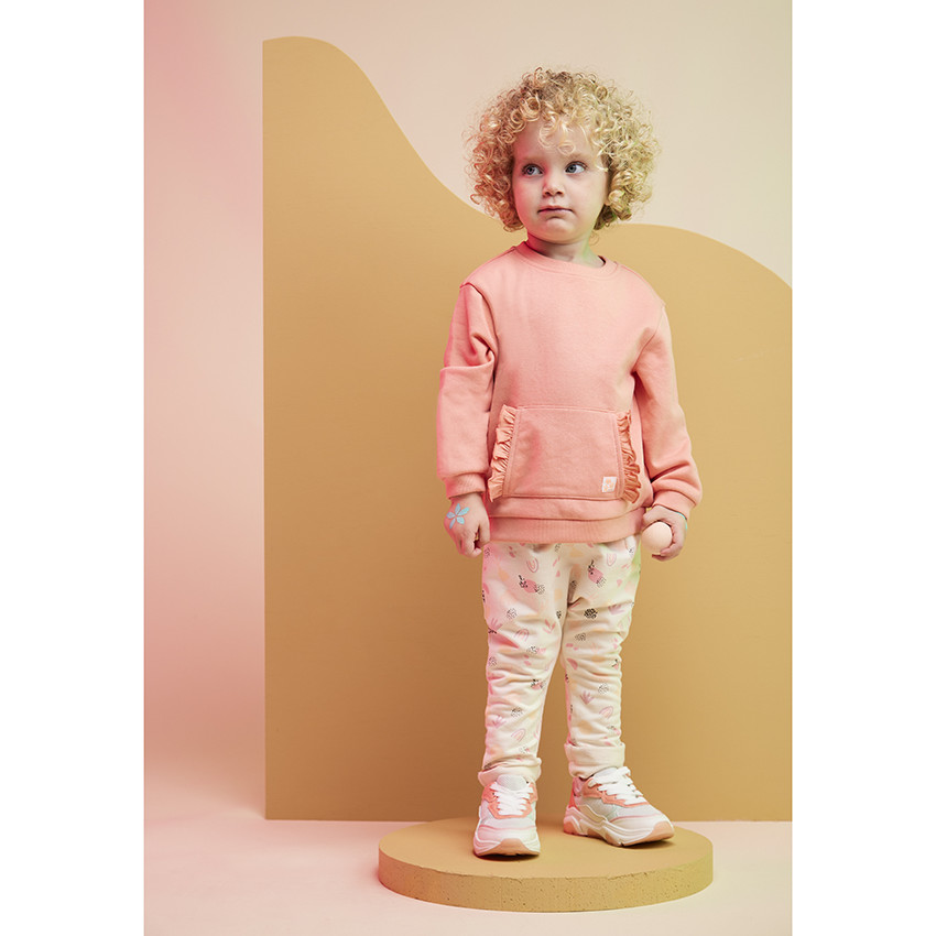 Σορτς σπορ με φαντεζί σχέδιο για bebe κορίτσι 