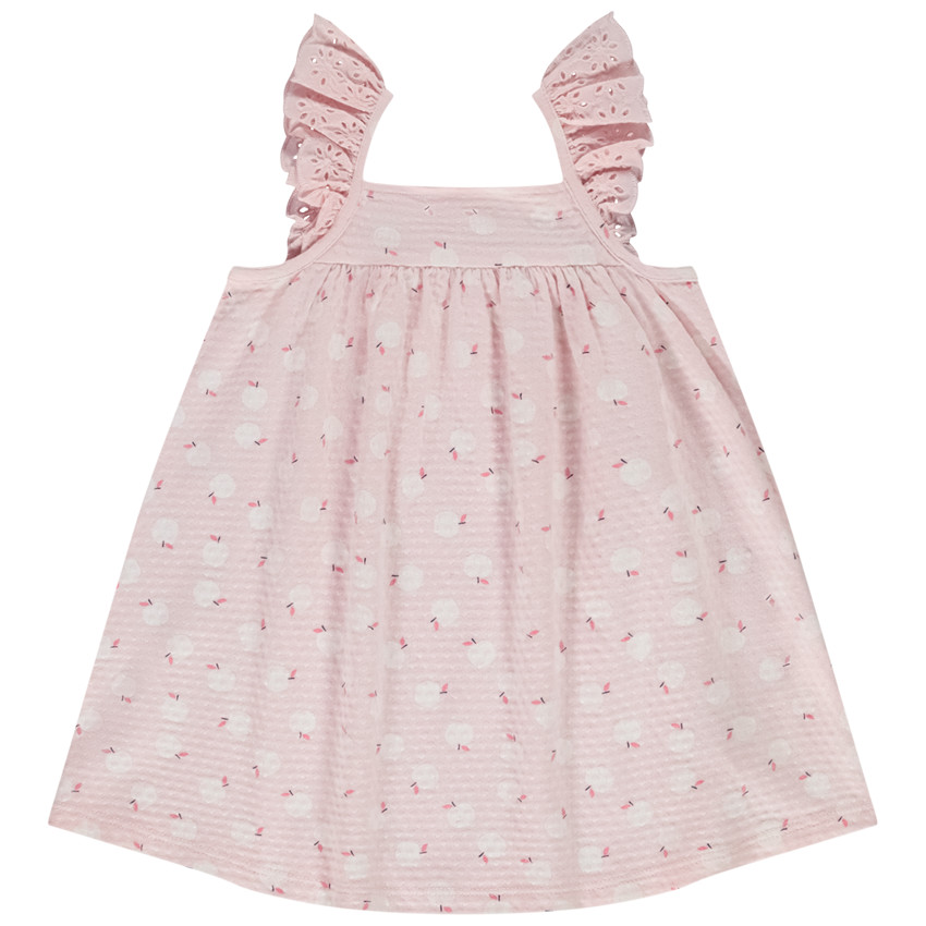 Τουνίκ από jersey cloqué με φαντεζί σχέδιο για bebe κορίτσι 