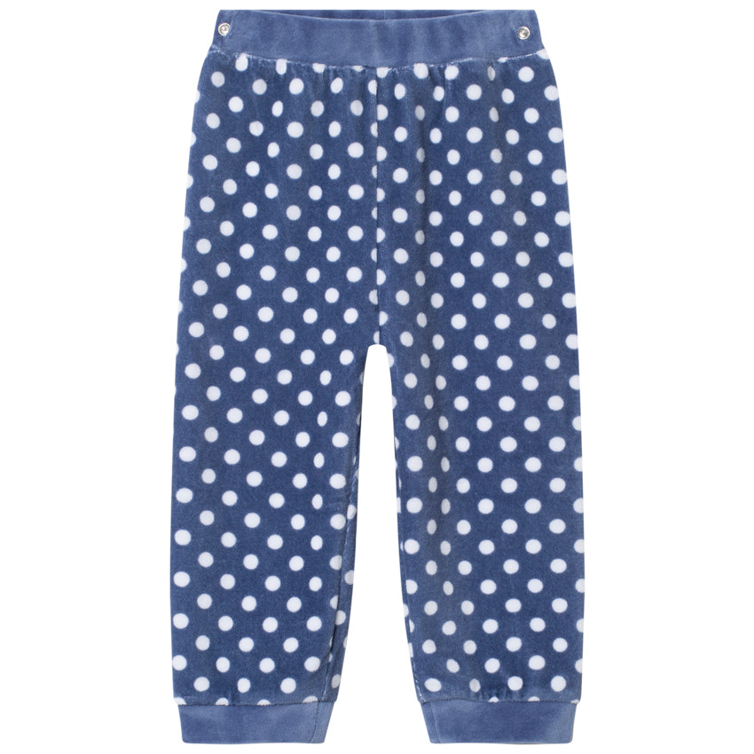 Pyjama en velours motif Minnie Disney et pois 