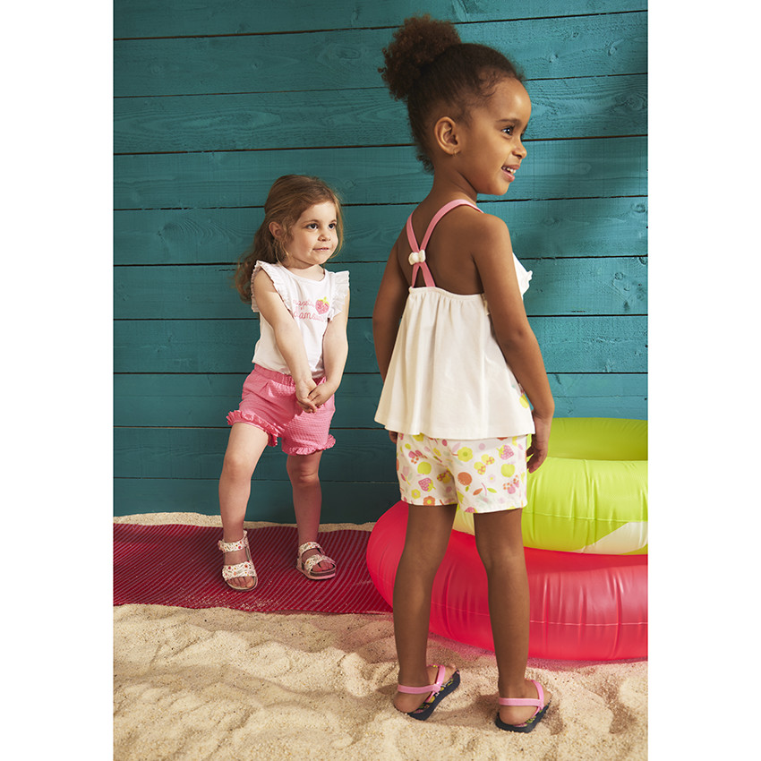 Σετ 2 τμχ. με σορτς με σχέδιο για μωρό κορίτσι 