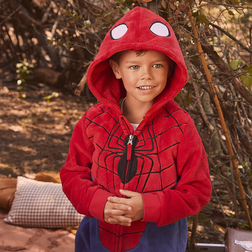 Πιτζάμα σε sherpa Spider-Man Marvel για αγόρι 