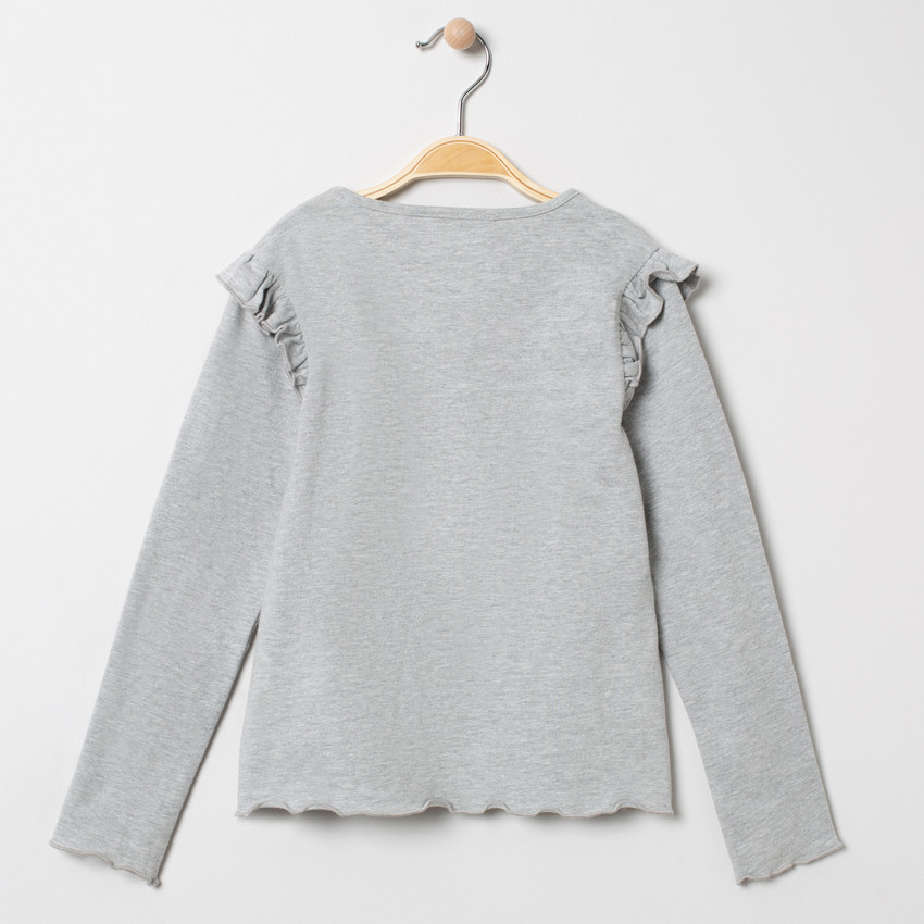 T-shirt μακρυμάνικο σχέδιο Χορεύτρια και  λεπτομέρειες χρυσαφί 