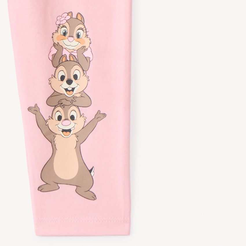 Μακρύ σλιπ με σχέδιο με τον Τικ και τον Τακ και την Κλαρίσσα της Disney για μωρά κορίτσια 