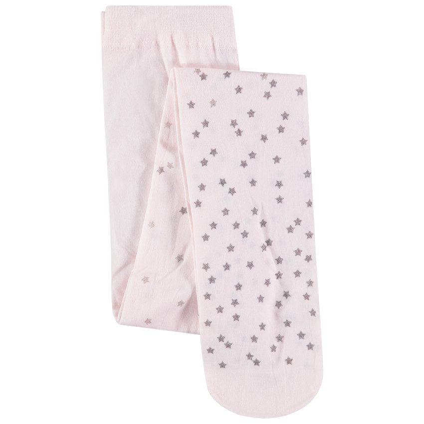 Καλσόν λεπτό με αστέρια με glitter 