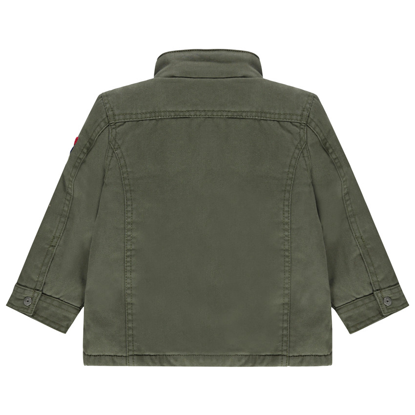 Μπουφάν   toile με τσέπες  et κεντημένα badges 