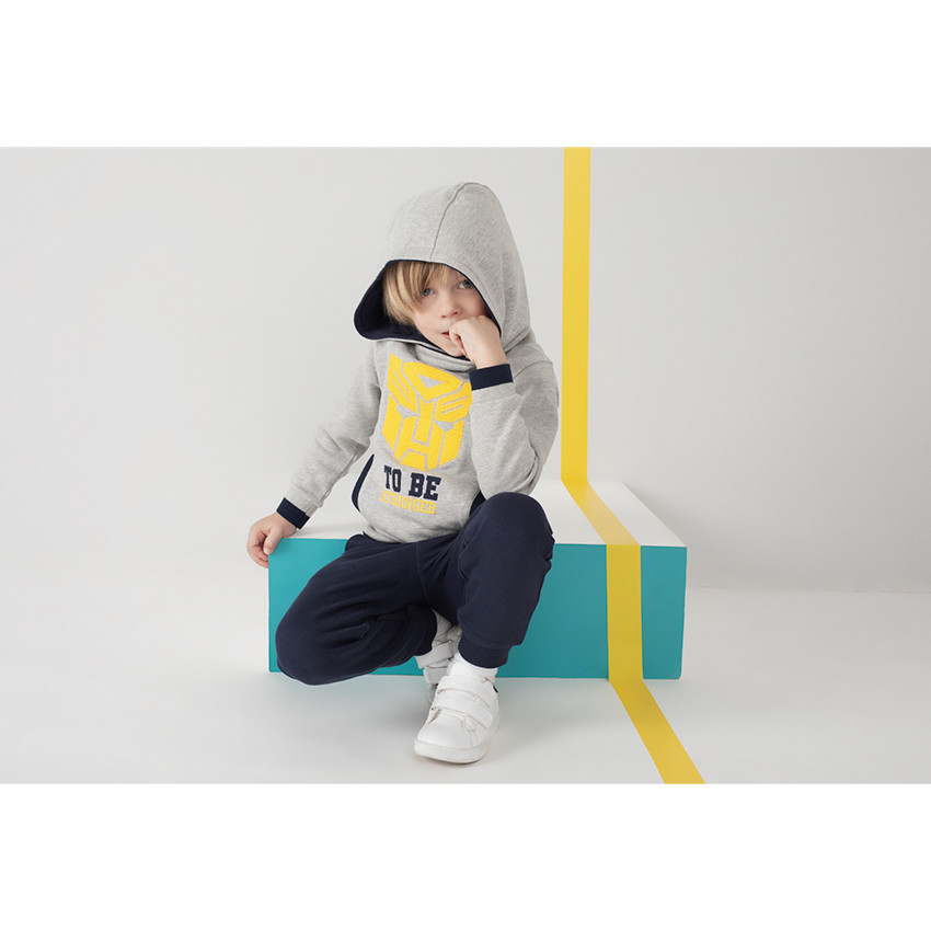 Μονόχρωμο παντελόνι φόρμας από φανέλα με σήμα ©Transformers 