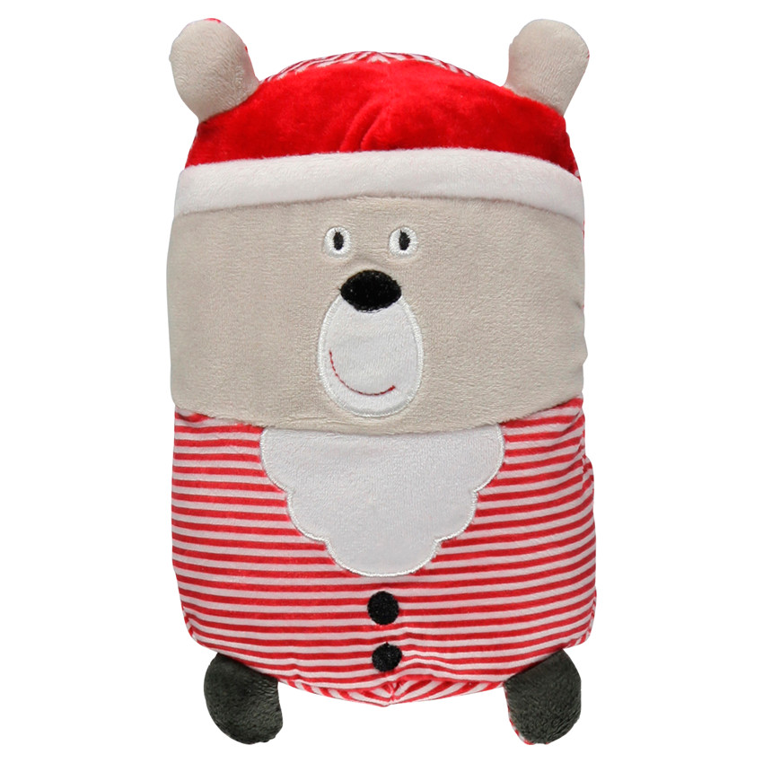 Peluche de Noël en sherpa 