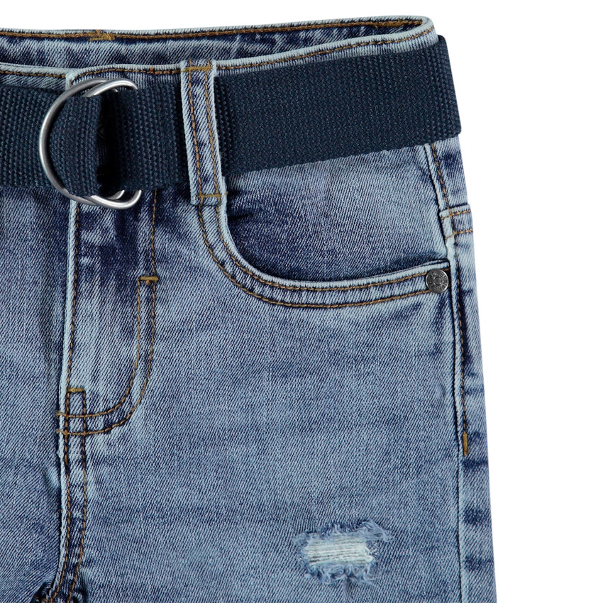 Jean effet used με γραμμή slim και αφαιρούμενη ζώνη   Additional Jean effet used με γραμμή slim και αφαιρούμενη ζώνη