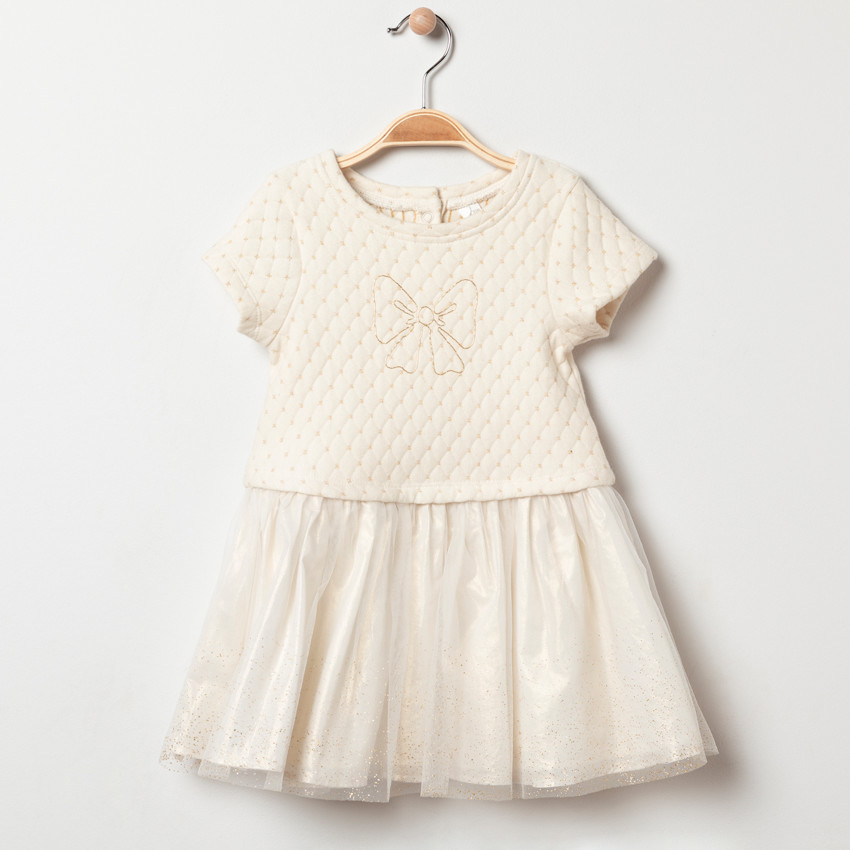 Φόρεμα πλεκτό κοντομάνικο 