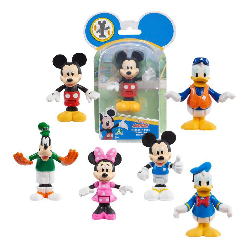 Mickey Φιγουρα Με Αρθρωσεις 7,5 Εκ. (6 Σχεδια) 