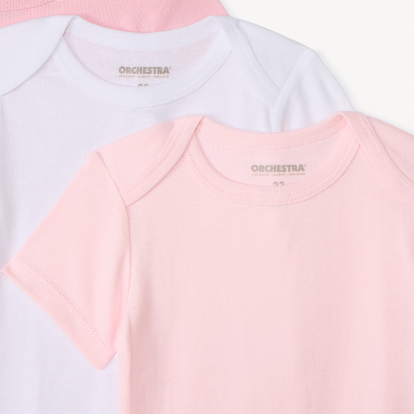 Σετ από 5 κοντομάνικα κορμάκια 