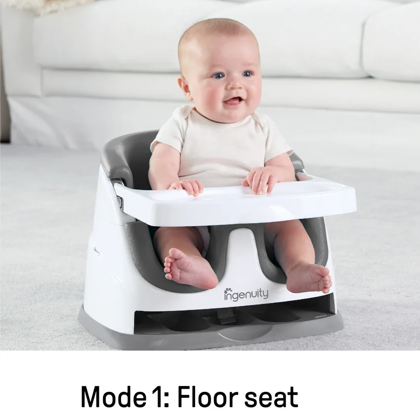 Καρεκλάκι Φαγητού Ingenuity Baby Base 2-in-1™ Seat - Slate 