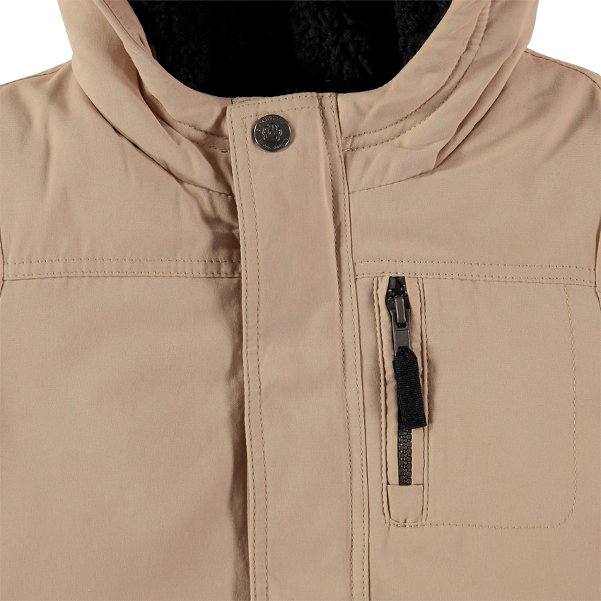 Parka à poches et capuche doublée sherpa  Additional Parka à poches et capuche doublée sherpa