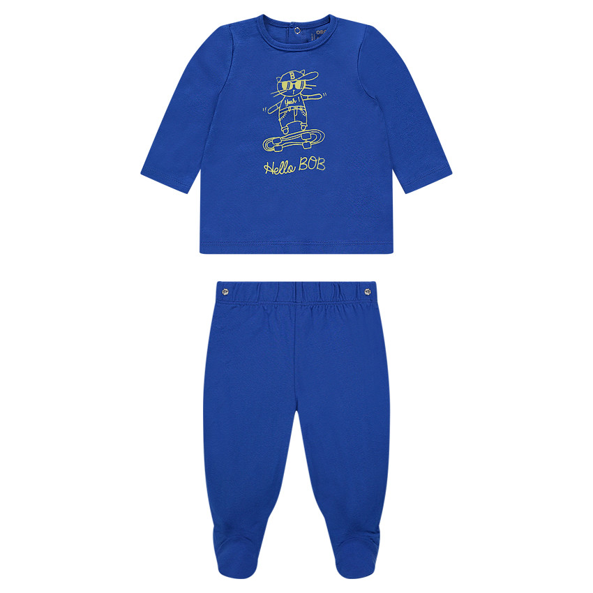 Ζέρσεϊ πιτζάμα με διακοσμητική στάμπα  Additional Ζέρσεϊ πιτζάμα με διακοσμητική στάμπα