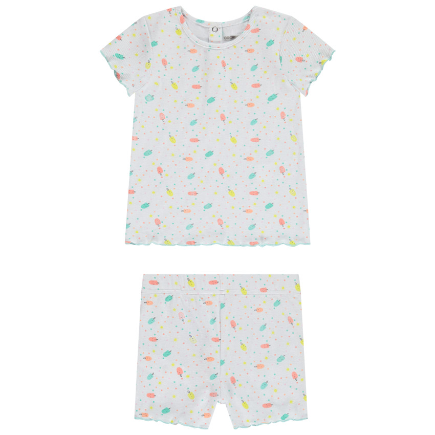 Σετ 2 κομμάτια με σχέδιο παγωτά για bebe κορίτσι 