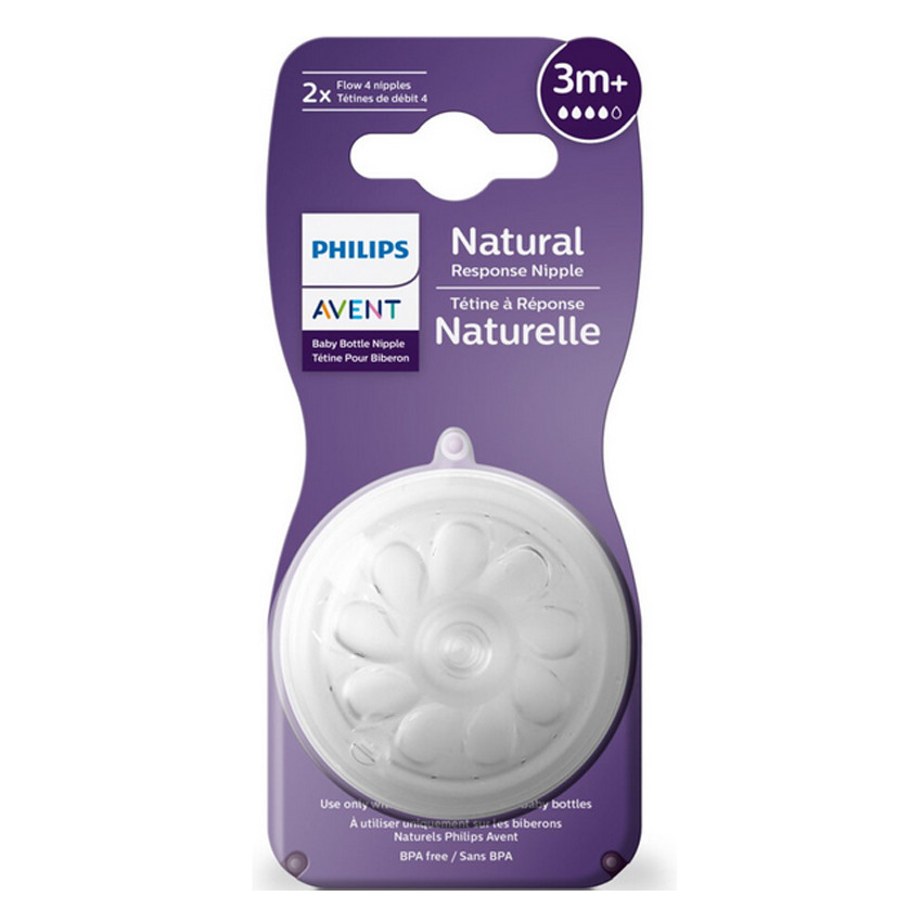 Θηλή μαλακής σιλικόνης Natural Response 3m+ AVENT 