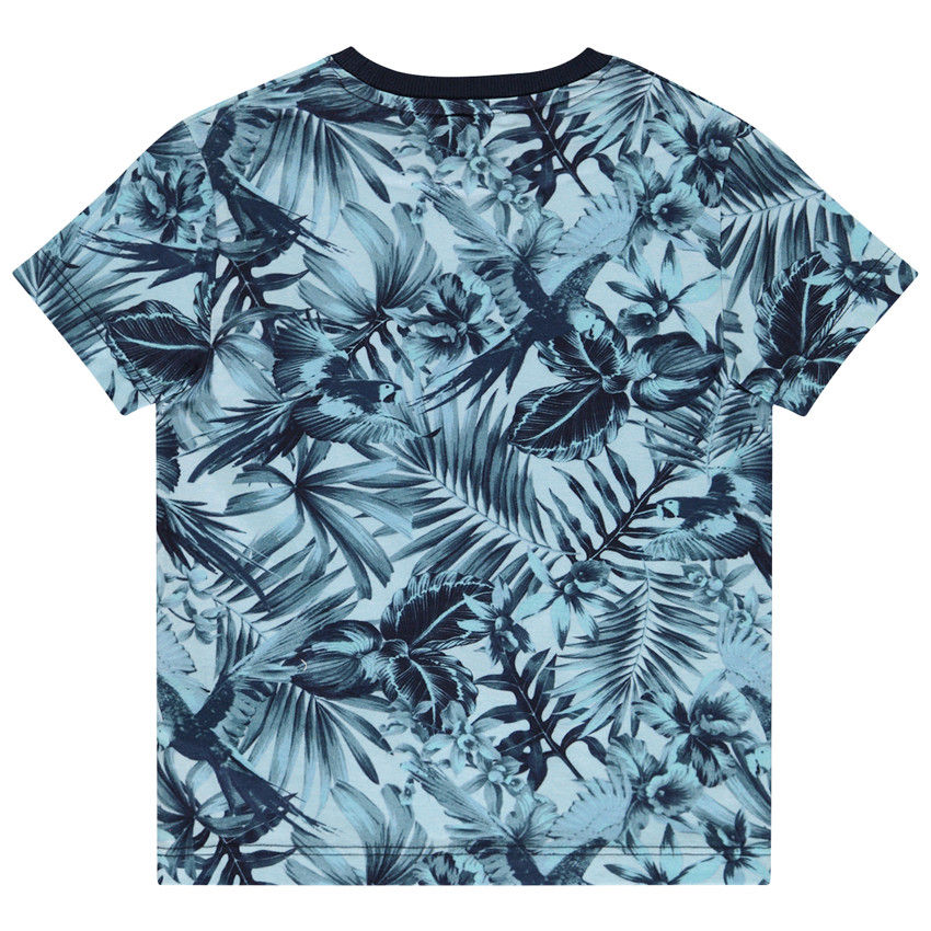 Κοντομάνικο μπλουζάκι με σχέδιο φύσης για αγόρι 