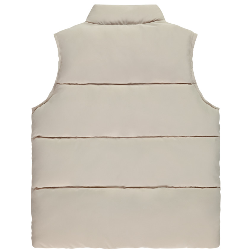 Αμάνικη μπουφάν από υφασμάτινο ματ για κορίτσι 