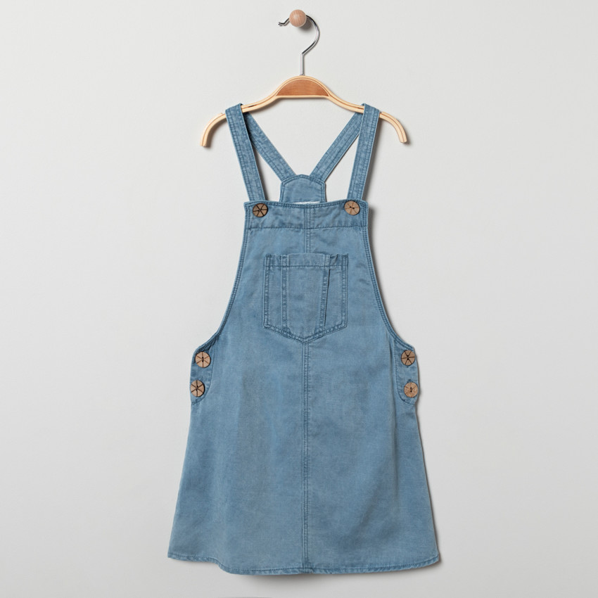 Φόρεμα σαλοπέτα από jean για κορίτσι 