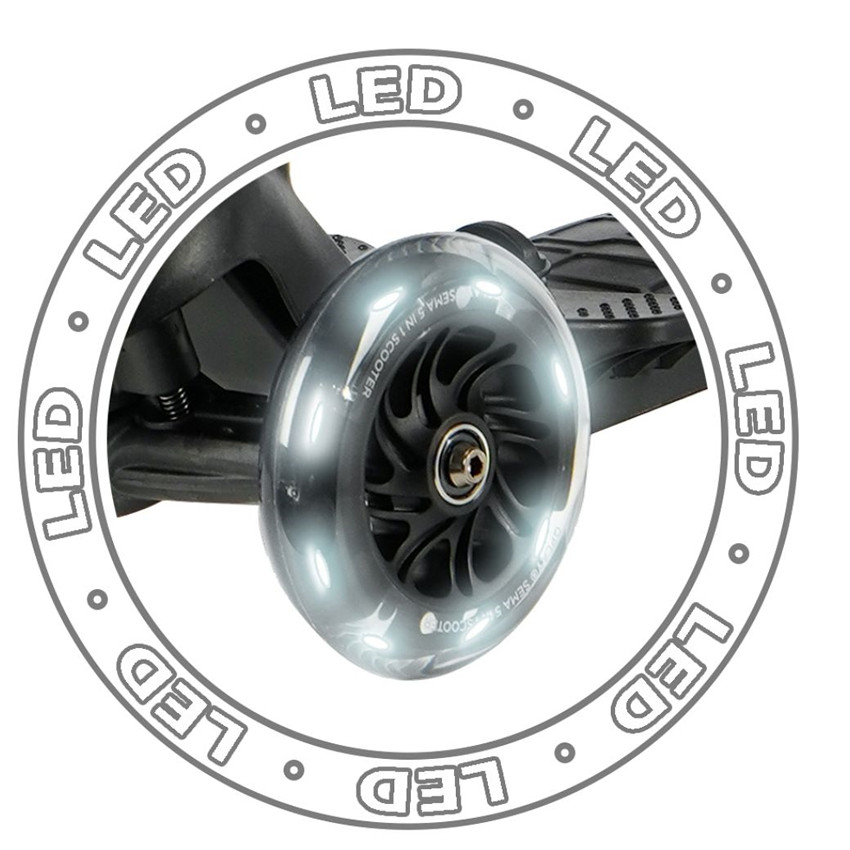 Qplay Sema Pro Black Child Scooter - Σπαστο Πατινι 