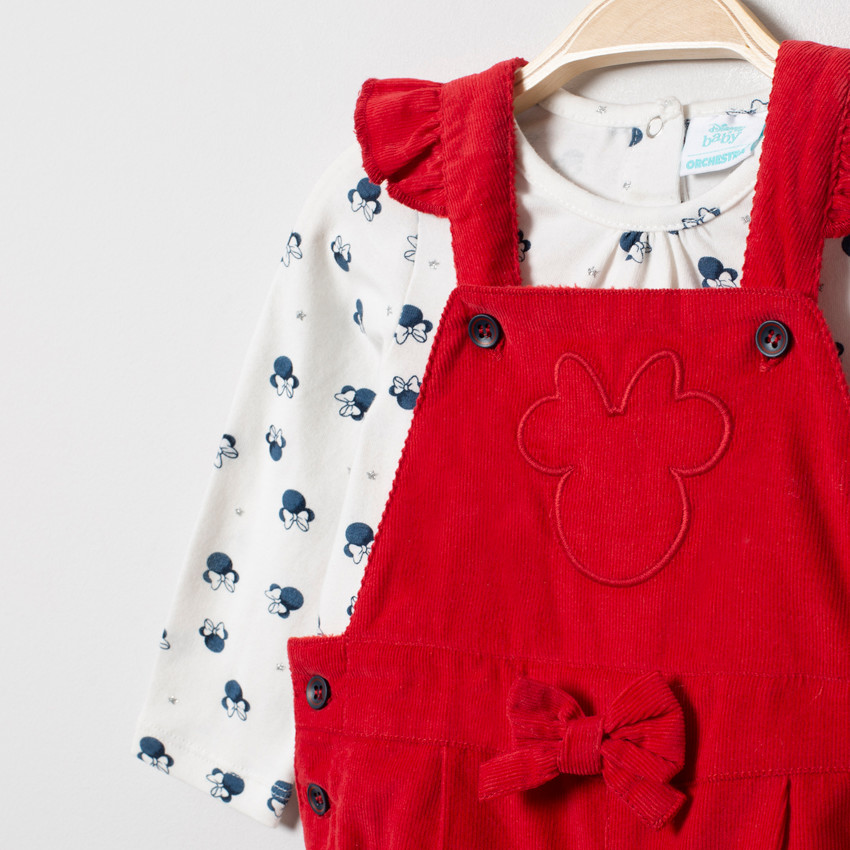 Ensemble t-shirt et salopette Minnie Disney  Additional Ensemble t-shirt et salopette Minnie Disney