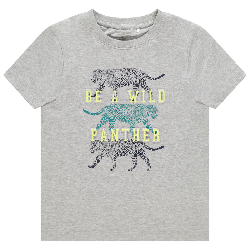 T-shirt κοντομάνικο σχέδιο και μήνυμα WILD PANTHER Main T-shirt κοντομάνικο σχέδιο και μήνυμα WILD PANTHER