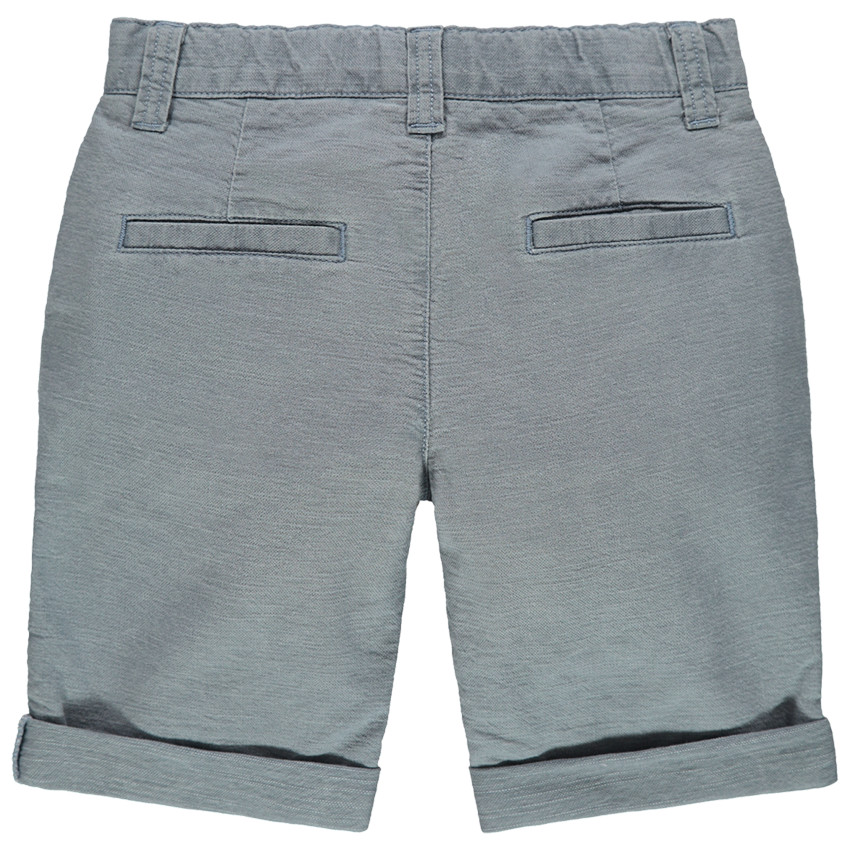 Υφασμάτινη βερμούδα με λοξές τσέπες  Additional Υφασμάτινη βερμούδα με λοξές τσέπες