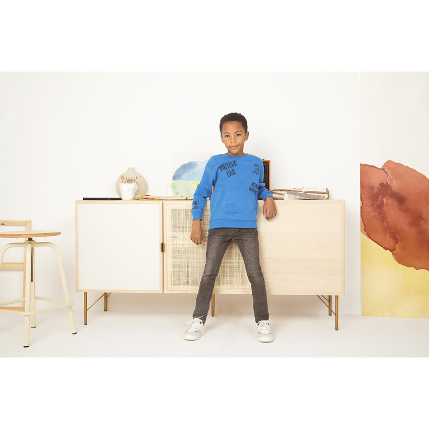 Φούτερ molleton σχέδιο φαντεζί για αγόρι 