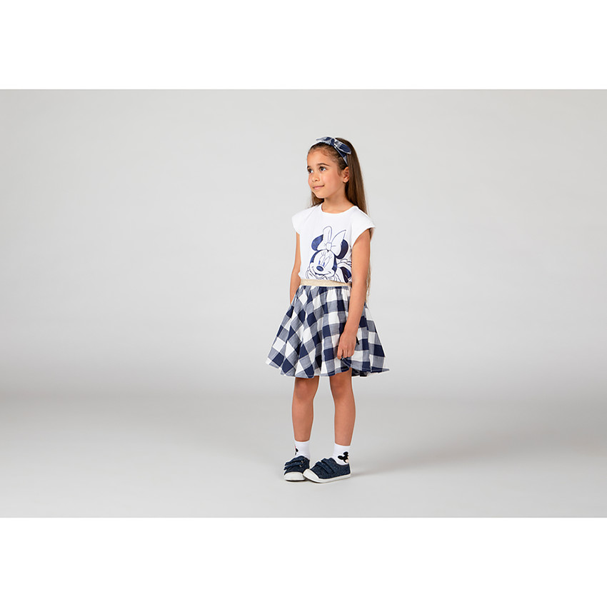 T-shirt forme boîte manches courtes print Minnie Disney pour fille  Additional T-shirt forme boîte manches courtes print Minnie Disney pour fille