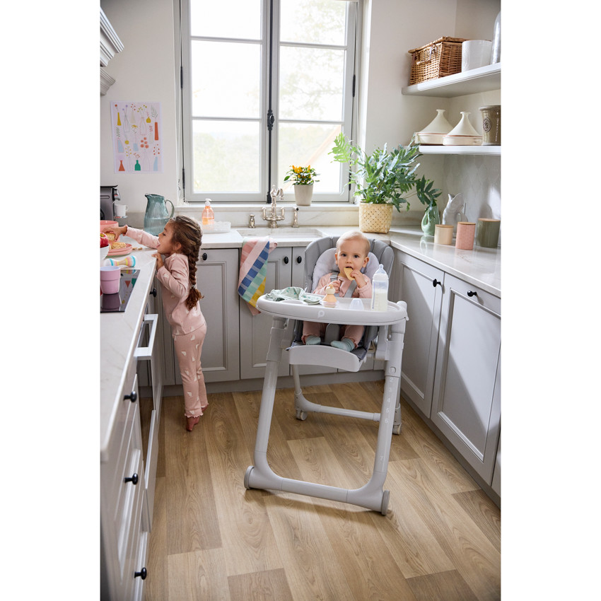 Πολυλειτουργική ρυθμιζόμενη καρέκλα φαγητού Harper γκρι 