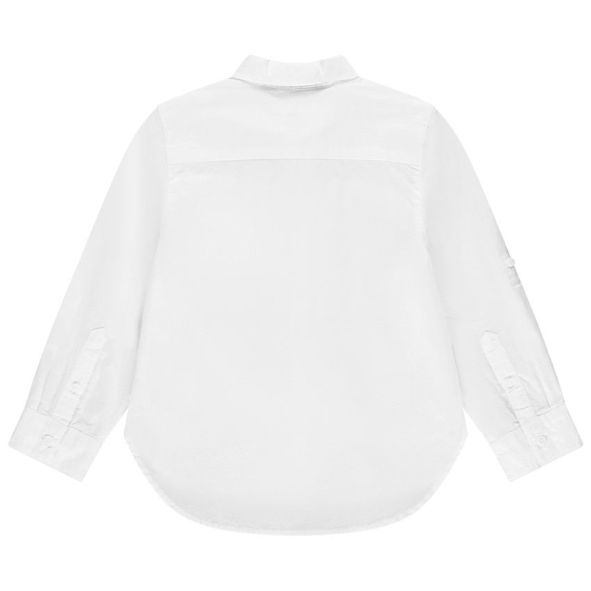 Πουκάμισο μακρυμάνικο λευκόhe με Γραβάτα για αγόρι 