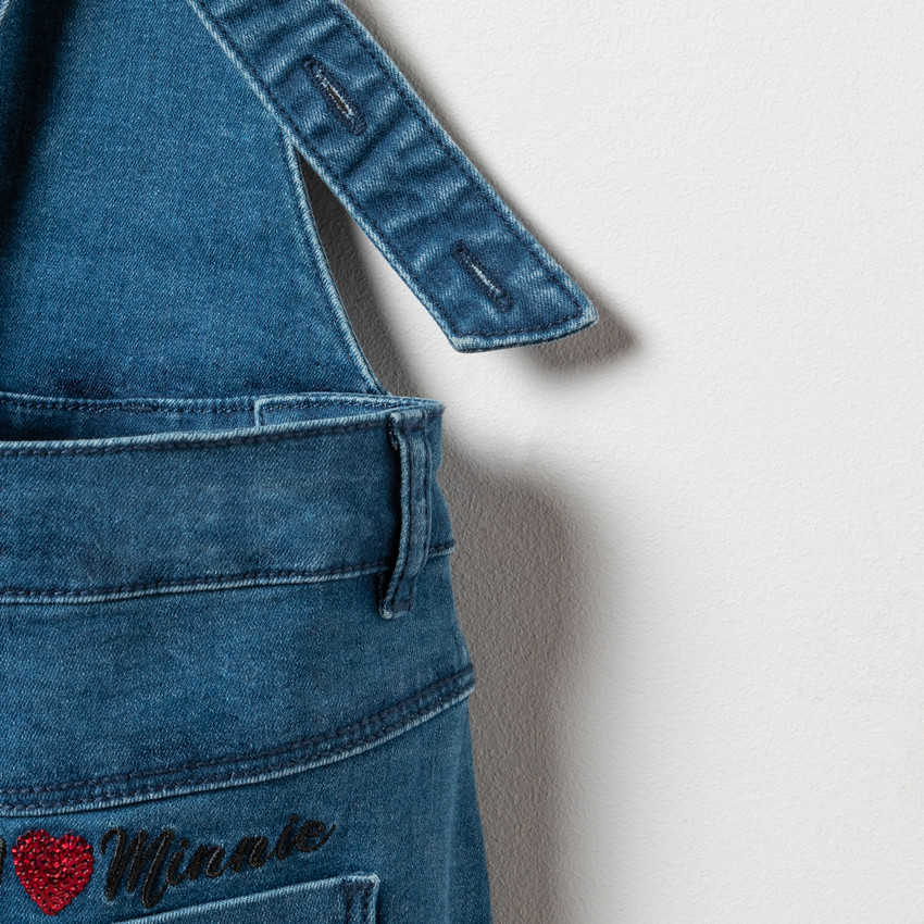 Φόρεμα σαλοπέτα jean Minnie Disney 