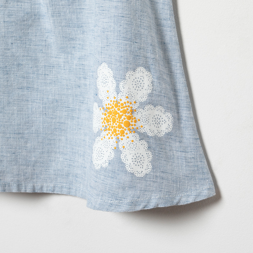 Φόρεμα αμάνικο Γιακάς claudine για bebe κορίτσι 