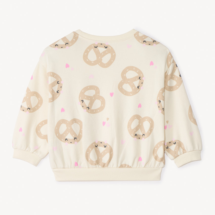 Σαλοπέτα oversized με εκτύπωση για κορίτσι μωρό 