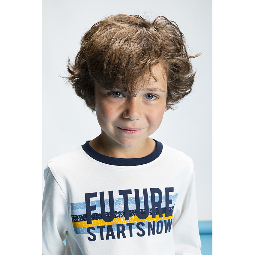 T-shirt manches longues en jersey print fantaisie  