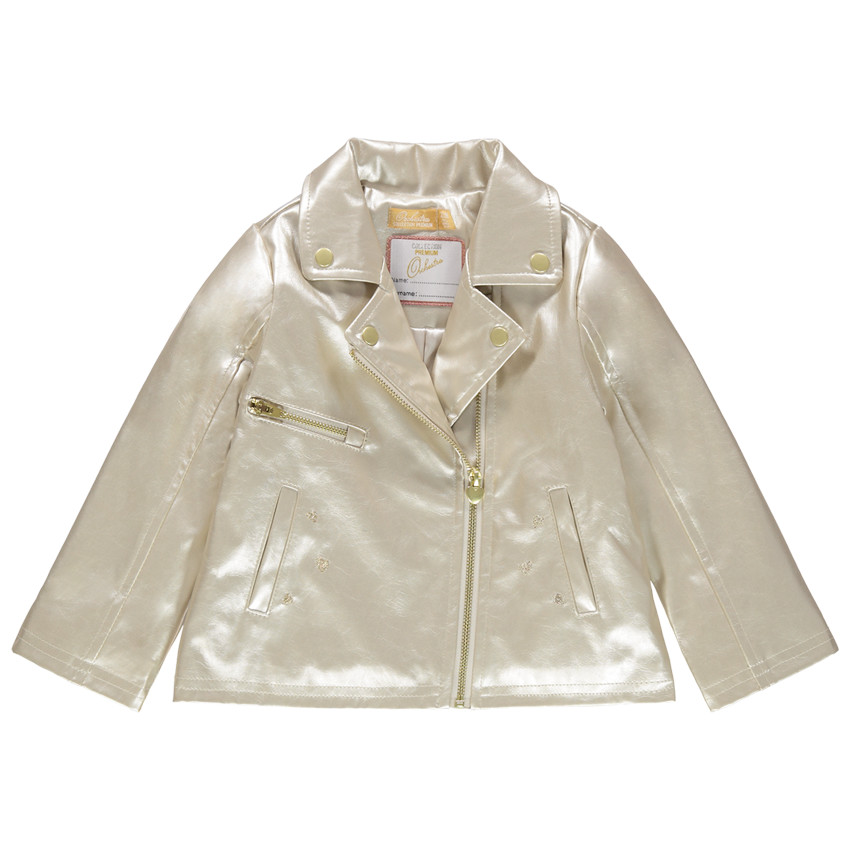  Τζάκετ perfecto από δερματίνη με σατέν επένδυση 