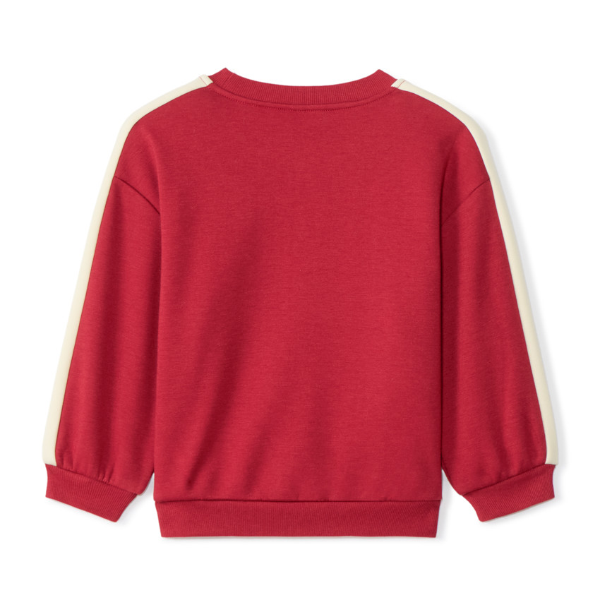 Sweat molleton oversize motif basket pour bébé garçon 