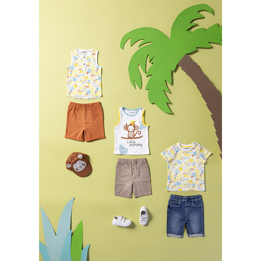 T-shirt κοντομάνικο με σχέδιο bananes σε όλη την επιφάνεια  Additional T-shirt κοντομάνικο με σχέδιο bananes σε όλη την επιφάνεια