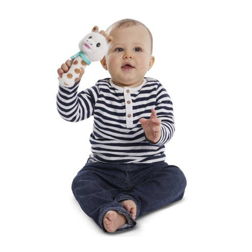 Kουδουνίστρα Βελούδινη με αστείους ήχους Sweety Sophie Collection 