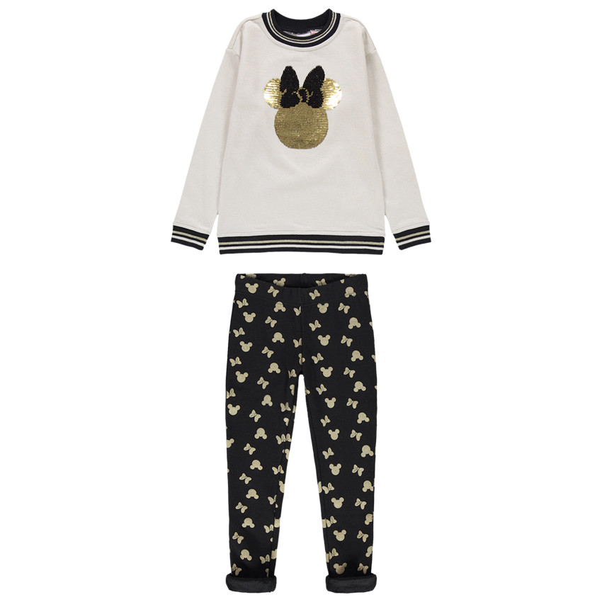 Φανελένια φόρμα με παντελόνι με επένδυση από sherpa και τη Minnie από «μαγικές» πούλιες  Additional Φανελένια φόρμα με παντελόνι με επένδυση από sherpa και τη Minnie από «μαγικές» πούλιες