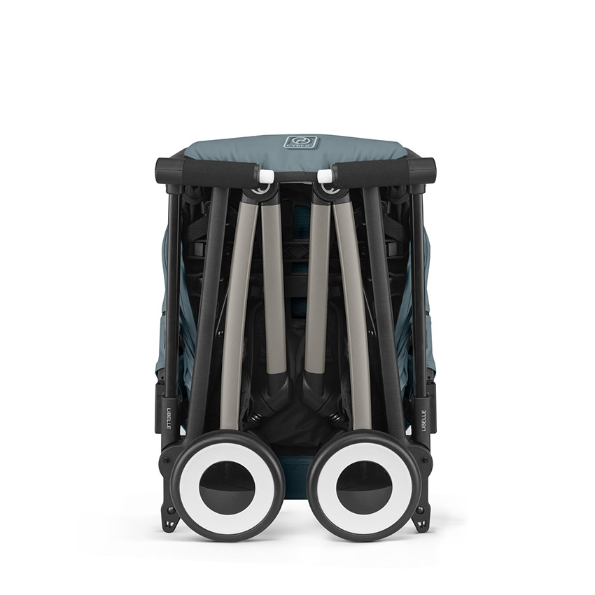 Καρότσι μπαστούνι ultra-compact Libelle ταμπά/θολό μπλε 