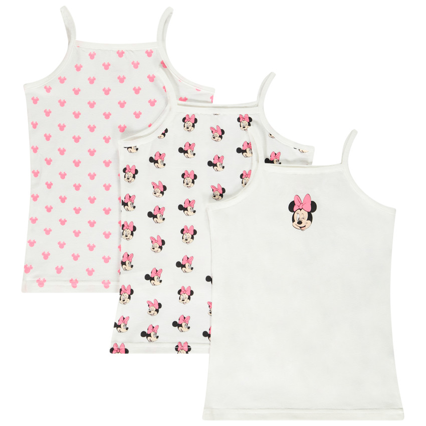 Σετ από 3 αμάνικα φανελάκια με σχέδιο Minnie Disney για κορίτσι  Additional Σετ από 3 αμάνικα φανελάκια με σχέδιο Minnie Disney για κορίτσι