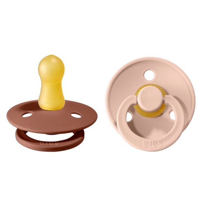 Bibs Πιπιλες Colour Round-2 Pack-Woodchuck/Blush No1 