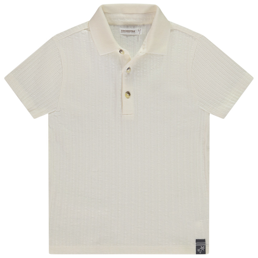 Πόλο κοντομάνικο από jersey pointel για αγόρι 