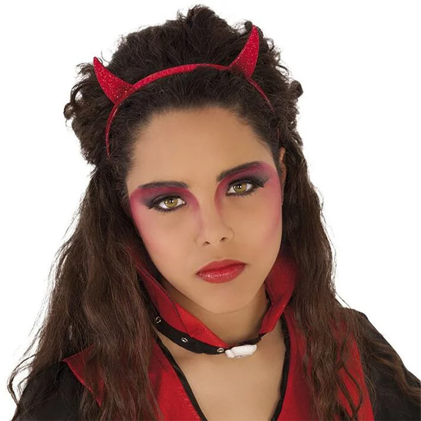 Στέκα με glitter διαβόλου κόκκινη 